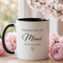 Mother’s Day Pregnancy Reveal Gift for Mimi マグカップ