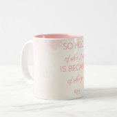 Mother’s Day Quote Coffee Mug ツートーンマグカップ (正面左)