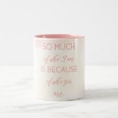 Mother’s Day Quote Coffee Mug ツートーンマグカップ (中央)
