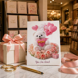 Mother’s Day Teddy Bear Card | “You Are Loved" カード