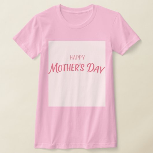Mother’s Day Typography Tシャツ (レイダウン)
