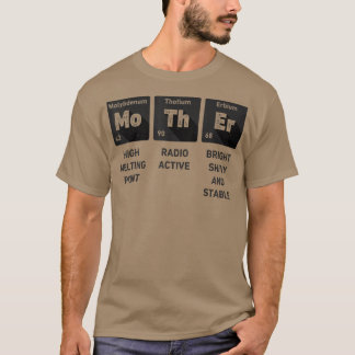 Mother Science Chemistry Periodic Table Mother's D Tシャツ