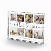 Mother Sonハートスクリプト |フォトグリッドのコラージュ フォトブロック (右)