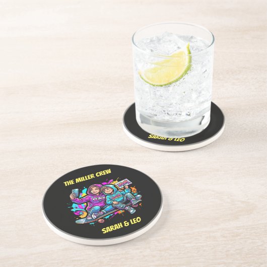  Mother & Son Graffiti Coaster コースター (側面)