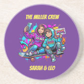 Mother & Son Graffiti Coaster コースター (正面)