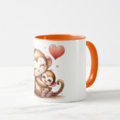 Mother & Son Love Mug マグカップ (正面右)