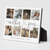 Mother Sonsハートスクリプト |フォトグリッドのコラージュ フォトプラーク (側面)