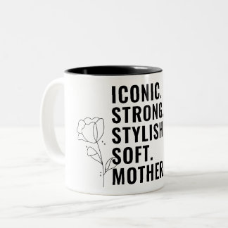MOTHER. STYLISH. STRONG. SOFT. ICONIC. ツートーンマグカップ