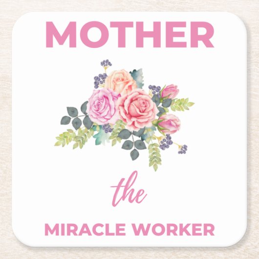 Mother The Miracle Worker 2 スクエアペーパーコースター (正面)