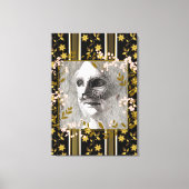 Mother - The Women in Mask / BW キャンバスプリント (正面)