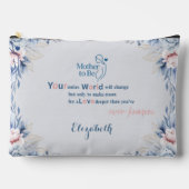 Mother to Be Floral Soft Pastel アクセサリーポーチ (正面)