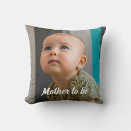 Mother To Be Photo Personalized Minimal  クッション