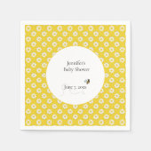 Mother-to-Bee Baby Shower  スタンダードカクテルナプキン (正面)