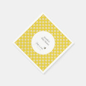 Mother-to-Bee Baby Shower  スタンダードカクテルナプキン (角)