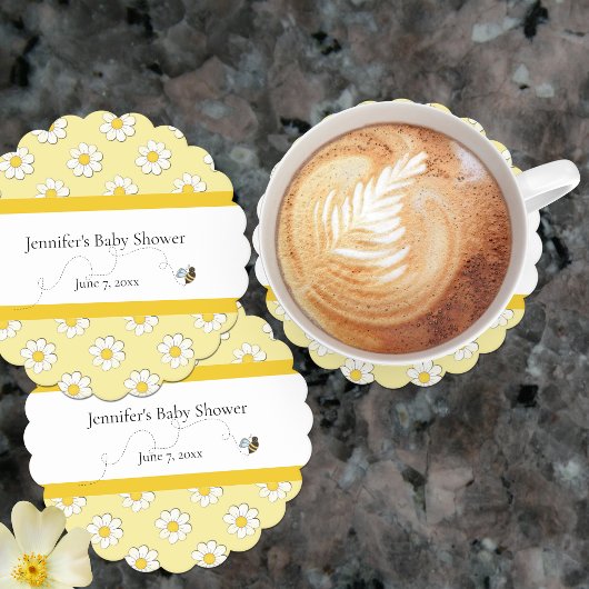 Mother-to-Bee Baby Shower  ペーパーコースター