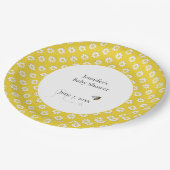 Mother-to-Bee Baby Shower  ペーパープレート (アングル)