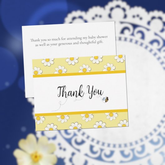 Mother-to-Bee Baby Shower Thank You サンキューカード