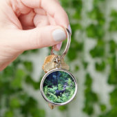 Mother Turkey in Ferdns Keychain キーホルダー (手)