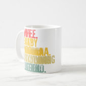 Mother Women Funny Wife Baby Momma Skydiving Legen コーヒーマグカップ (正面左)