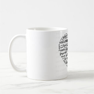 Mother world cloud coffee mug- Beautiful, caring,  コーヒーマグカップ