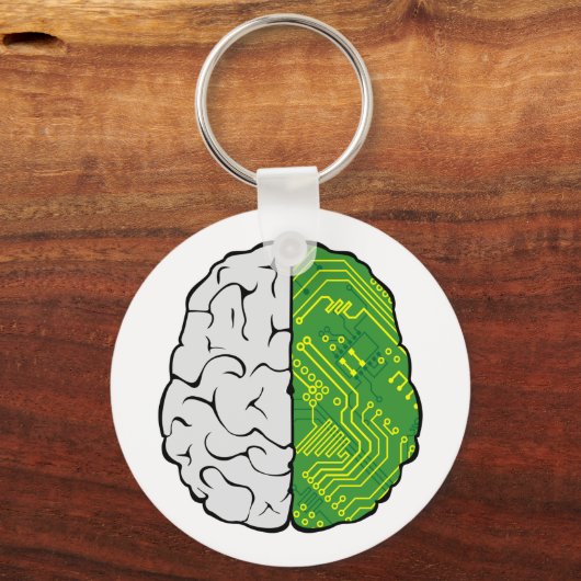 Motherboard Brain キーホルダー (正面)