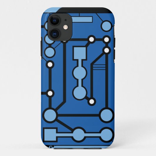 Motherboxの青 Case-Mate iPhoneケース (裏面)