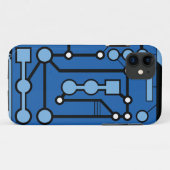 Motherboxの青 Case-Mate iPhoneケース (裏面(横))