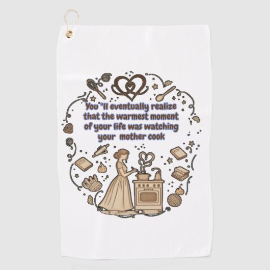 Motherhood ゴルフタオル (正面)