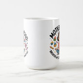 Motherhood Breathe In Calm Illustration コーヒーマグカップ (中央)