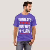 MotherInLawおもしろい World Okayest Mother Tシャツ (正面フル)