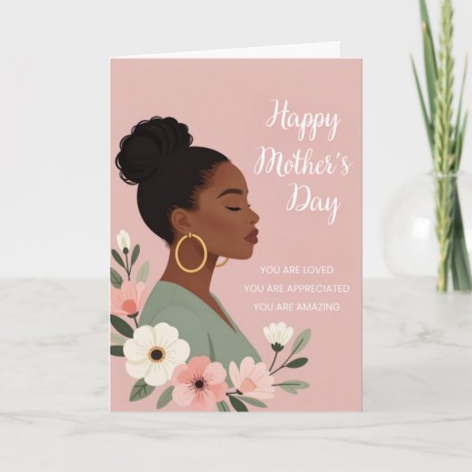 Motherly Affirmation Mother's Day Card シーズンカード (正面)