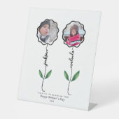 Mothers パーソナライズされた Garden子供からの写真ギフト 台座サイン (正面)