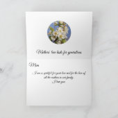 Mothers and Stepmother Photos Mothers Day Holiday シーズンカード (内部)