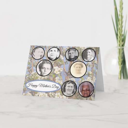 Mothers and Stepmother Photos Mothers Day Holiday シーズンカード (正面)