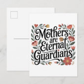 Mothers Are Eternal Guardians インビテーションポストカード (正面/裏面)