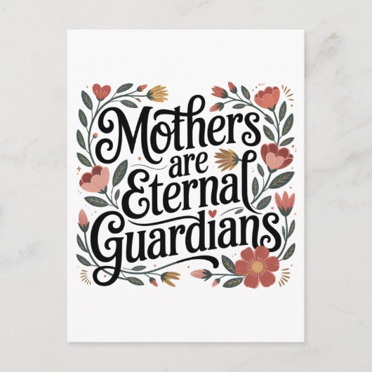 Mothers Are Eternal Guardians インビテーションポストカード (正面)