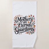 Mothers Are Eternal Guardians ビーチタオル (正面)