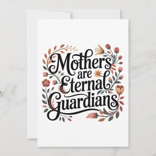 Mothers Are Eternal Guardians 招待状 (正面)