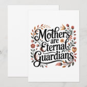 Mothers Are Eternal Guardians 招待状 (正面/裏面)