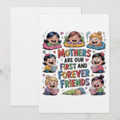 Mothers Are Our First And Forever Friends 招待状 (正面/裏面)