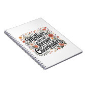 Mothers Are Our Forever Cheerleaders ノートブック (右側)