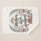 Mothers Are The Dawn After Darkness シェルパブランケット (正面(横))