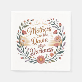 Mothers Are The Dawn After Darkness スタンダードカクテルナプキン