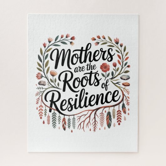 Mothers Are The Roots Of Resilience ジグソーパズル (縦)