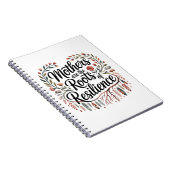 Mothers Are The Roots Of Resilience ノートブック (右側)