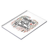 Mothers Are The Roots Of Resilience ノートブック (左側)