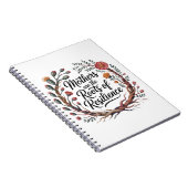 Mothers Are The Roots Of Resilience ノートブック (右側)