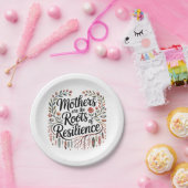 Mothers Are The Roots Of Resilience ペーパープレート (パーティー)