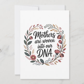 Mothers Are Woven Into Our DNA ノートカード
