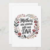 Mothers Are Woven Into Our DNA ノートカード (正面/裏面)